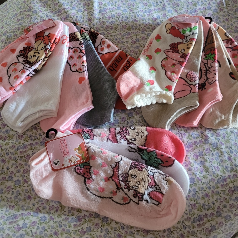 Cute Character Ankle Socks Set